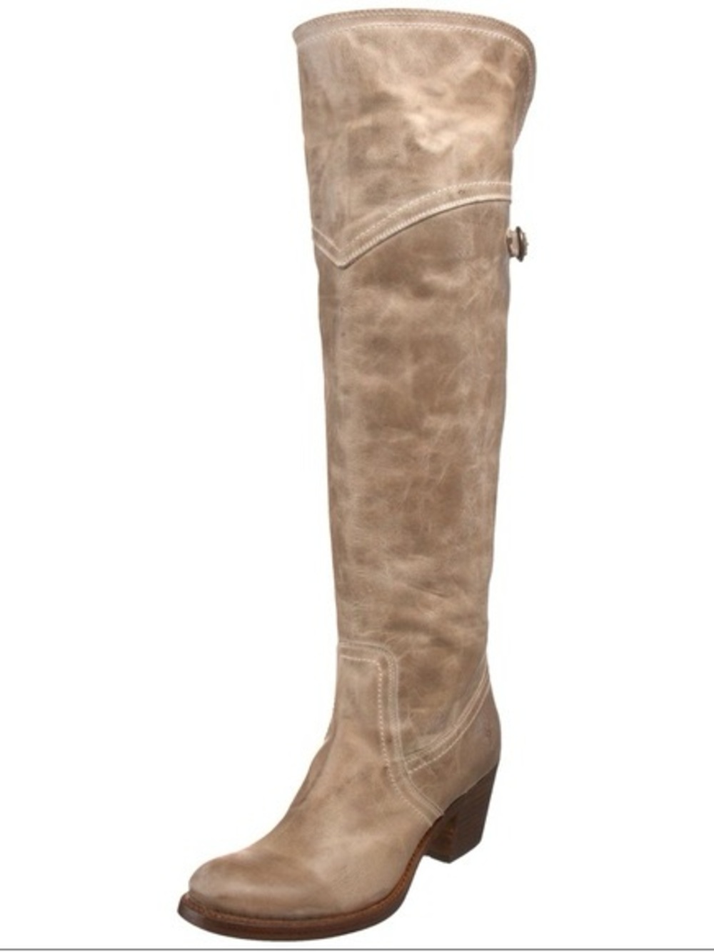 Frye Distressed Jane Tall Over The Knee Leather Boots